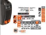 Soldadora Inversor para Electrodo y TIG LIFT 200A IE 6200/160/5 BVM