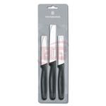 Cuchillo Para Verduras 3 Pzas., Mango Nylon Negro     5.1113.3