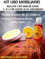 kit de Acabado en madera INTERIOR o EXTERIOR 1/2