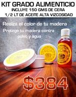 kit de Acabado en madera GRADO ALIMENTICIO 2