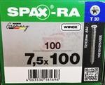 1021010751005   Spax-Ra   Tornillo R-A De Fijación En Concreto, Sin Taquete 7,5 X 100 Mm T 30