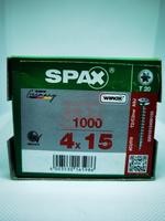 0201010400155  T-Star Plus   Tornillo Spax Para MaderaFijación De Herrajes 4 X 15 Mm. Ca Red T20