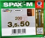 0441010350503   Spax-M   Tornillo Spax-M Para Mdf 3.5 X 50 Mm  T-15
